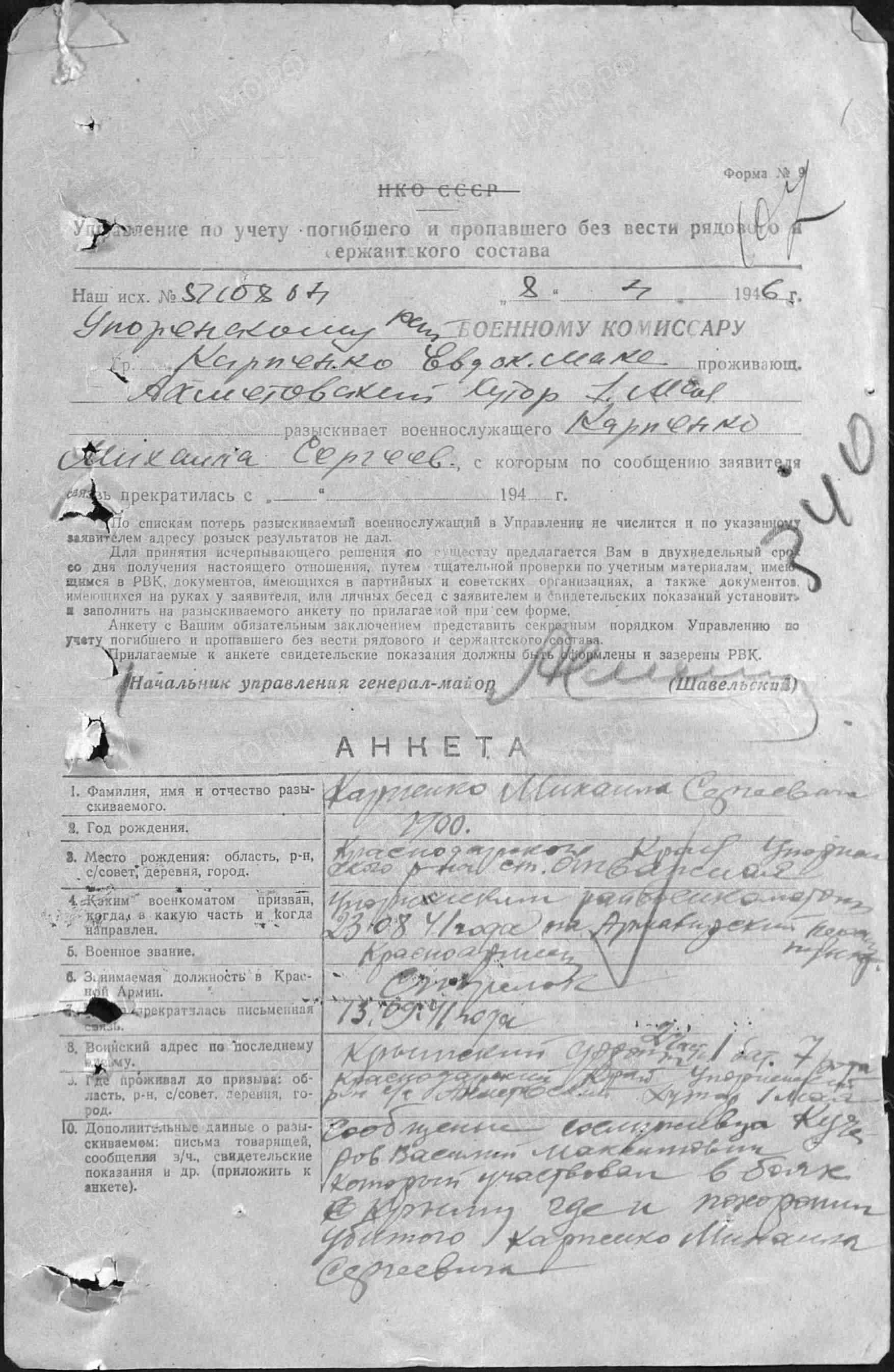 Кариенко Михаил Сергеевич