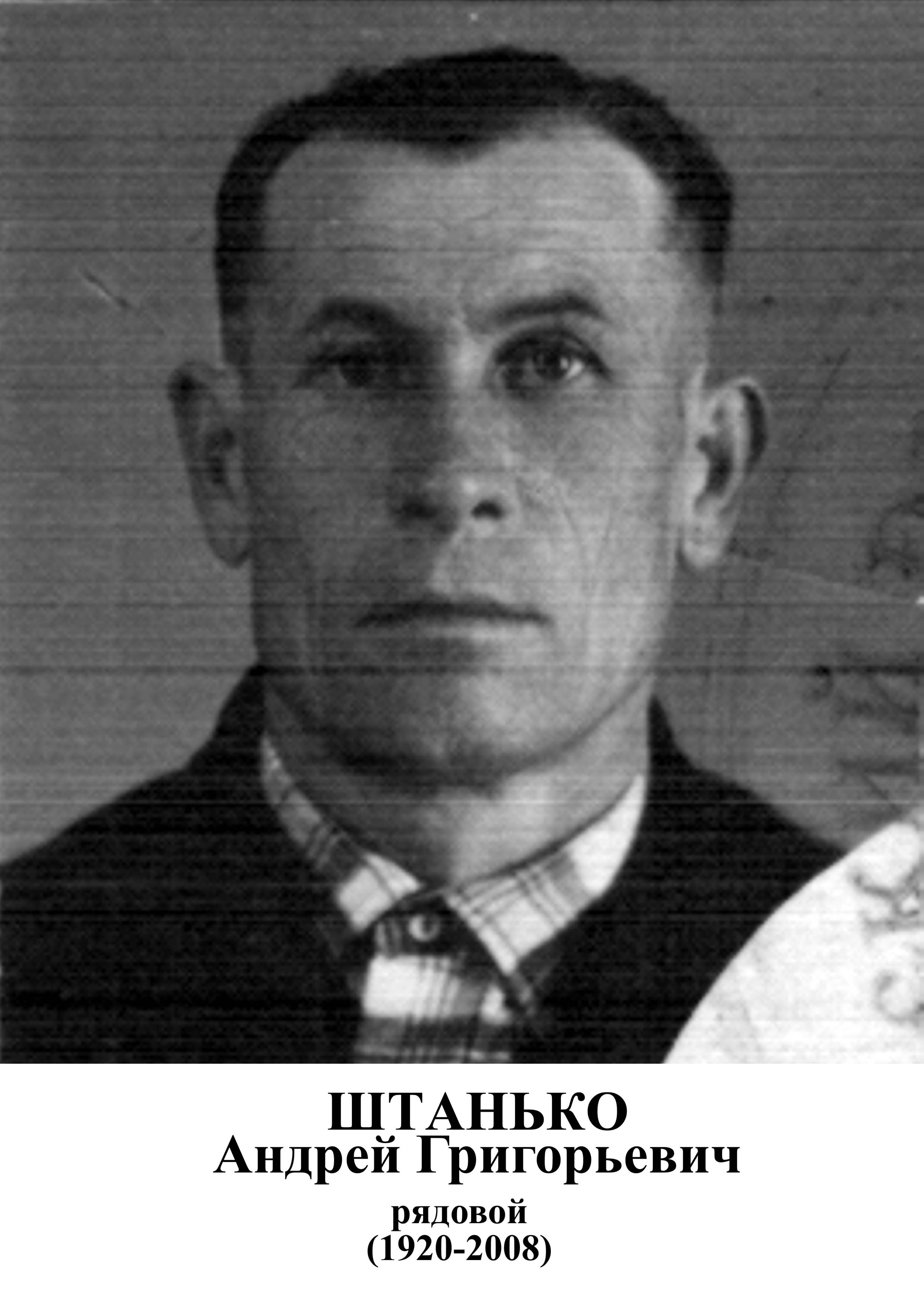 Штанько Андрей Григорьевич